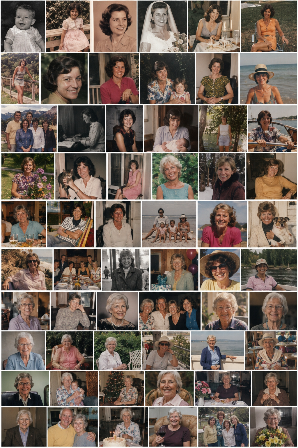 Custom Digital Photo Board – Personalized Collage Display