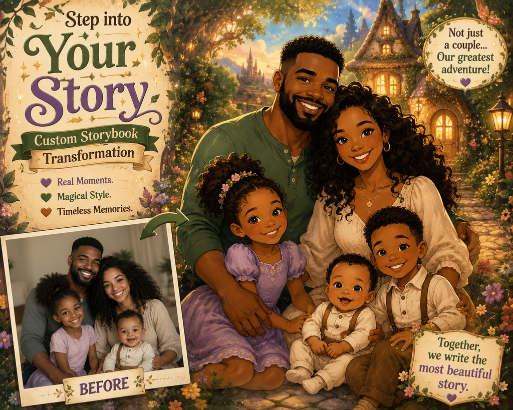 Custom Storybook Portrait from Your Photo