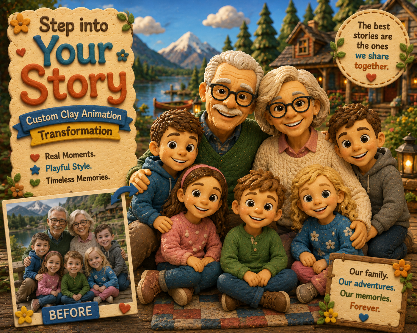 Custom Claymation Portrait