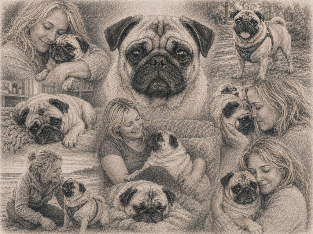 Custom Pet Memory Collage – Personalized Pet Tribute Poster