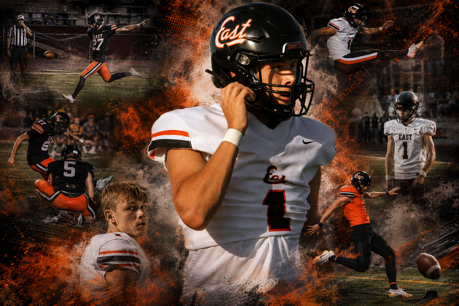Custom Sports Collage – Personalized Senior & Team Photo Poster