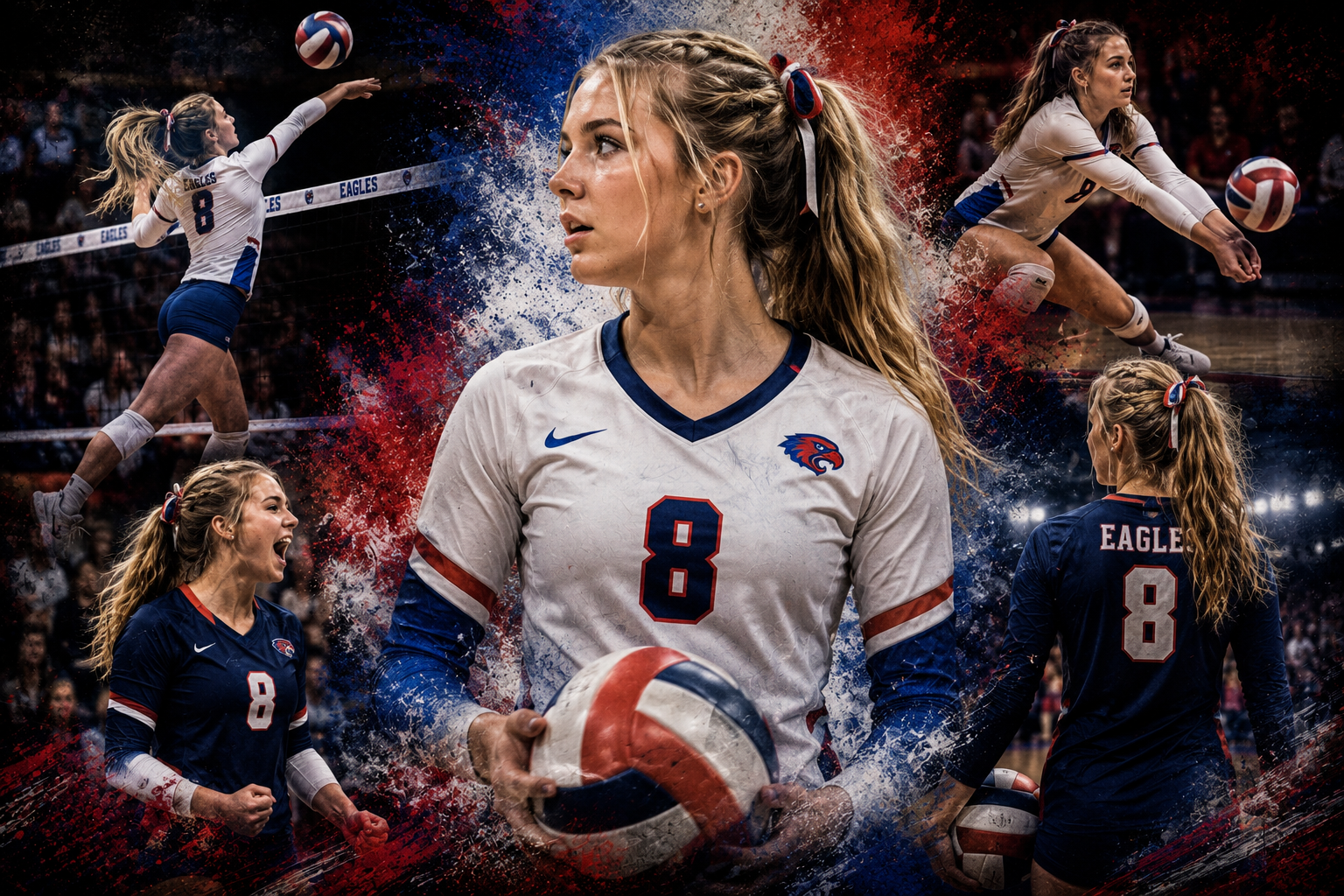 Custom Sports Collage – Personalized Senior & Team Photo Poster