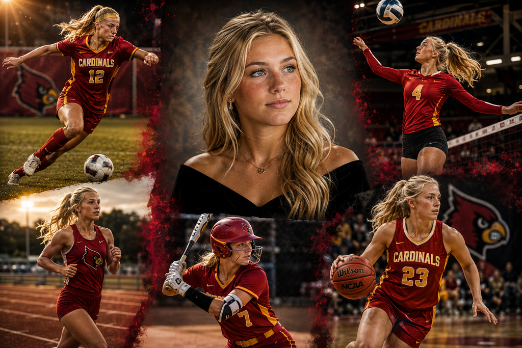 Custom Sports Collage – Personalized Senior & Team Photo Poster