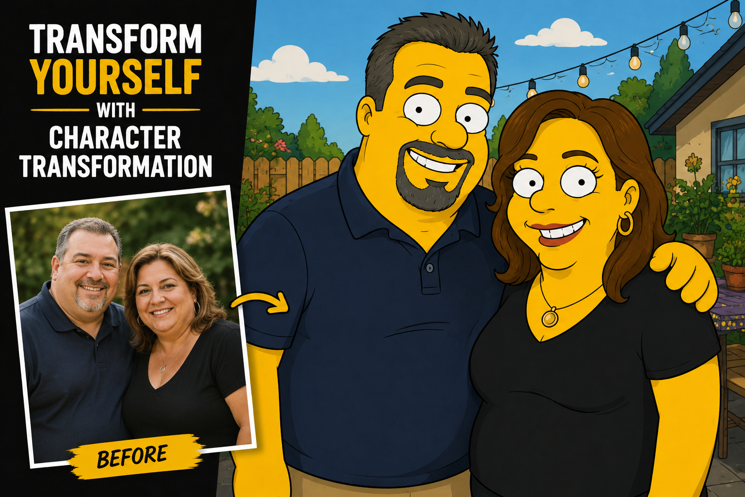 Custom Cartoon Family Portrait from Your Photo – Digital Download